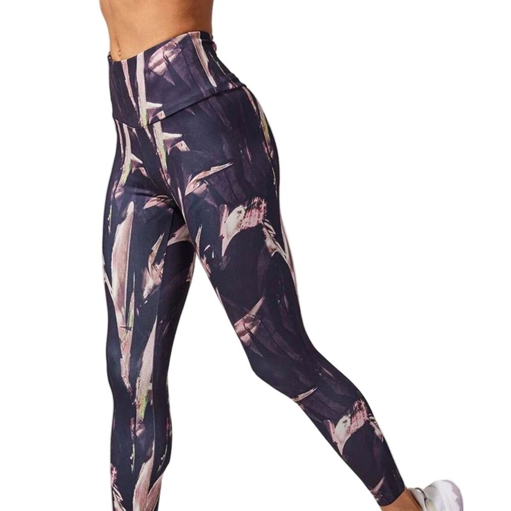 MPG Strive High Waisted 7/8 Leggings Abstract Brush 1X
